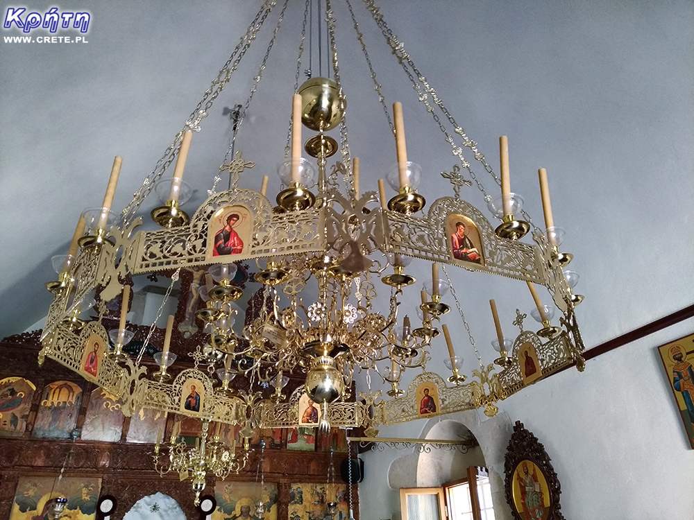 Agios Georgios - wnętrze kościółka