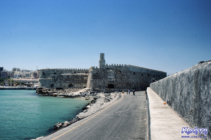 View of Koules from the east side of the pier