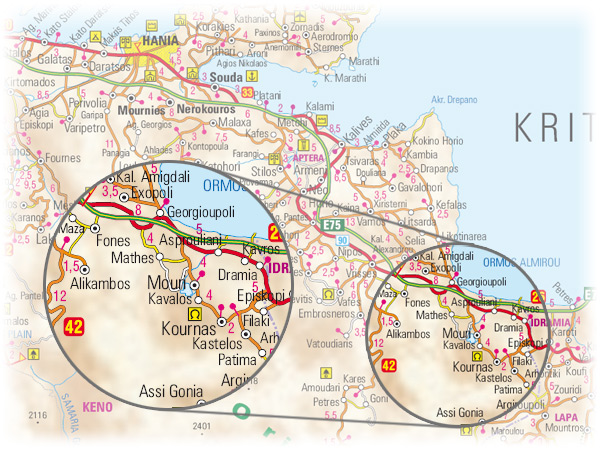 Kournas map