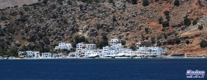 Loutro - widok od strony morza