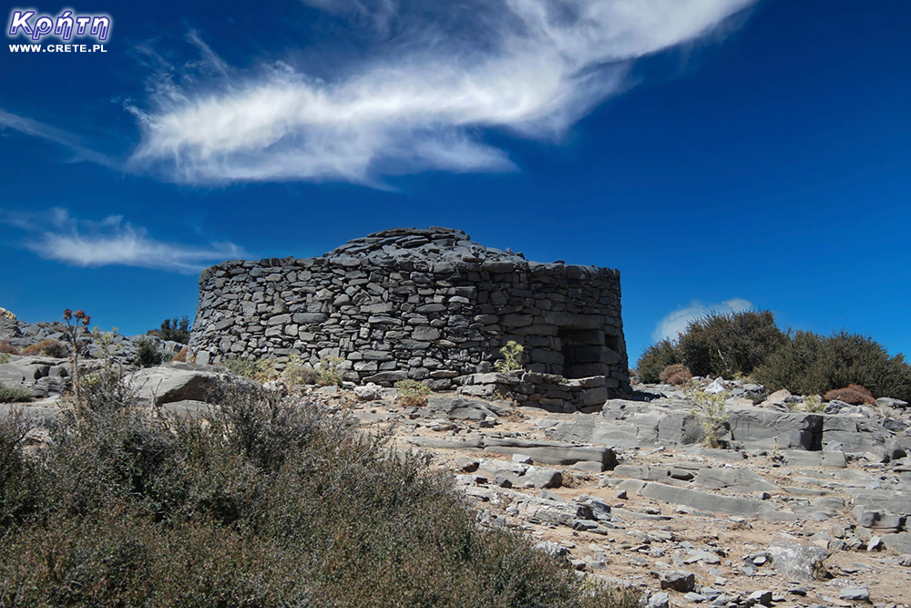 Foto des Mitata-Gebäudes auf Kreta