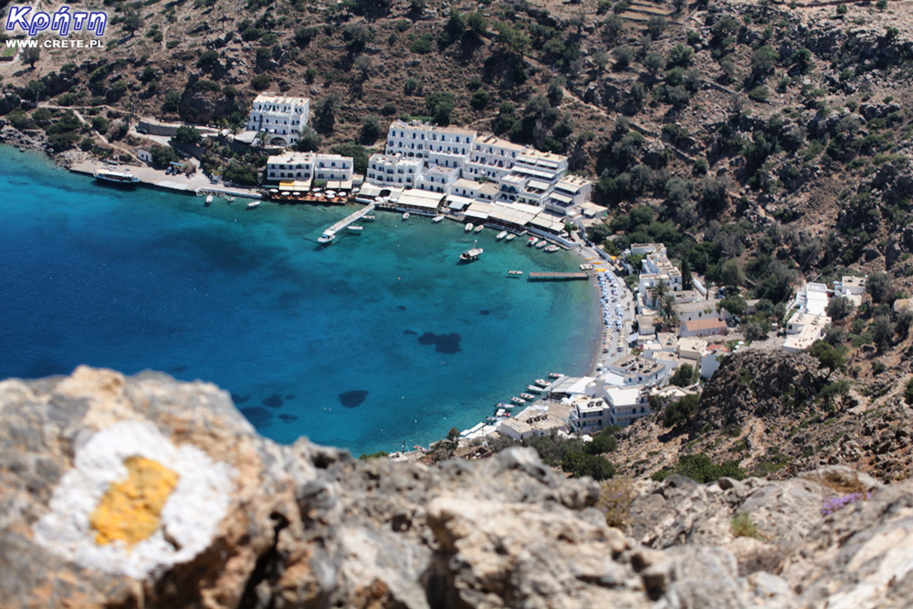 The E4 trail on the Loutro