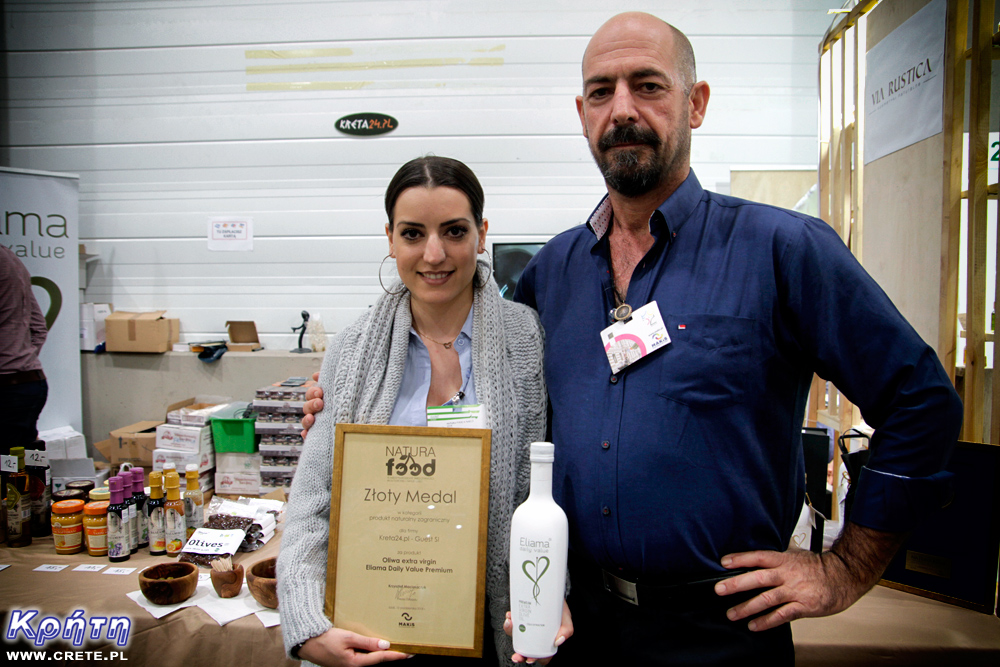 Oliwa Eliama z Krety - złoty medal na targach Natura Food 2018