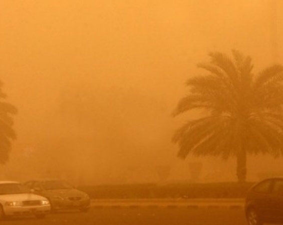 Afrykański pył nad Kretą