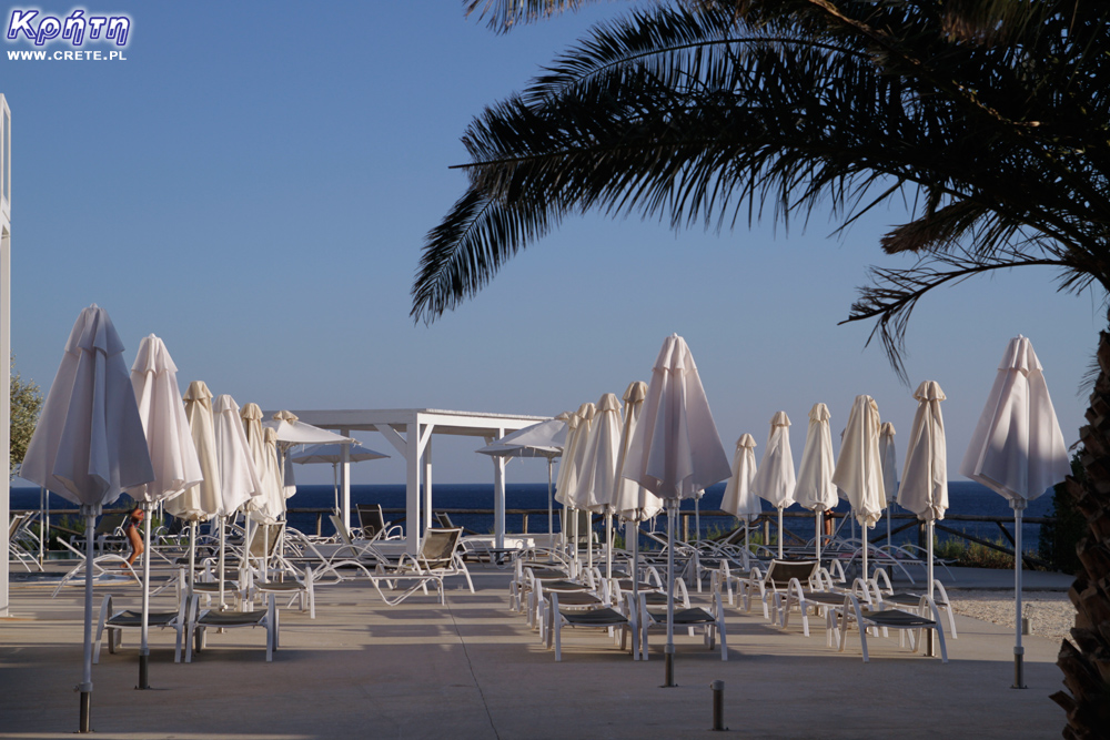 Deckchairs at Analipsi