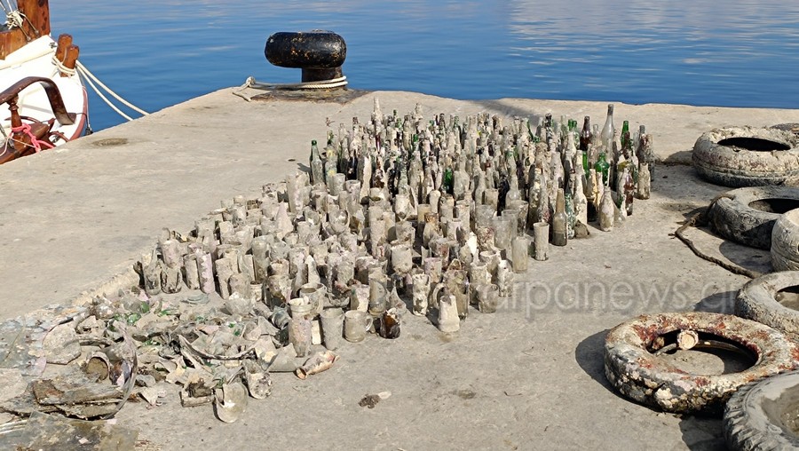 Sprzątanie Portu Weneckiego w Chania