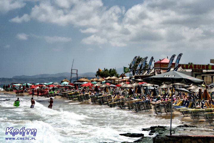 Plaża w Malia