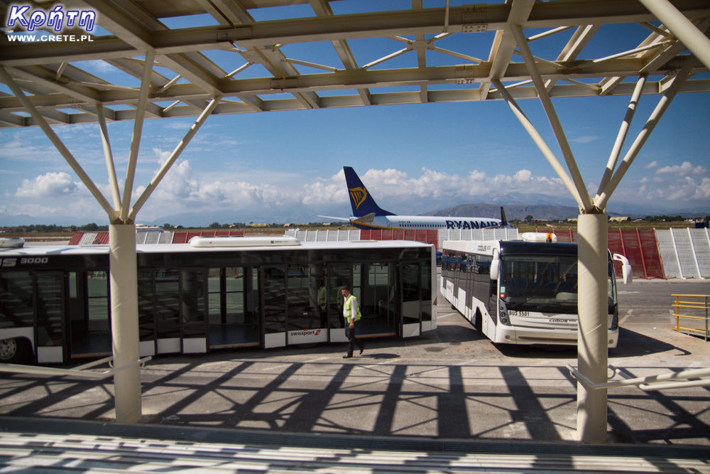 Ryanair na lotnisku w Chanii