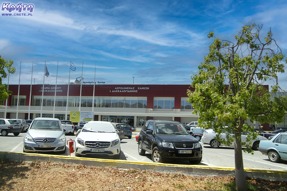 Chania - parking at the airport
