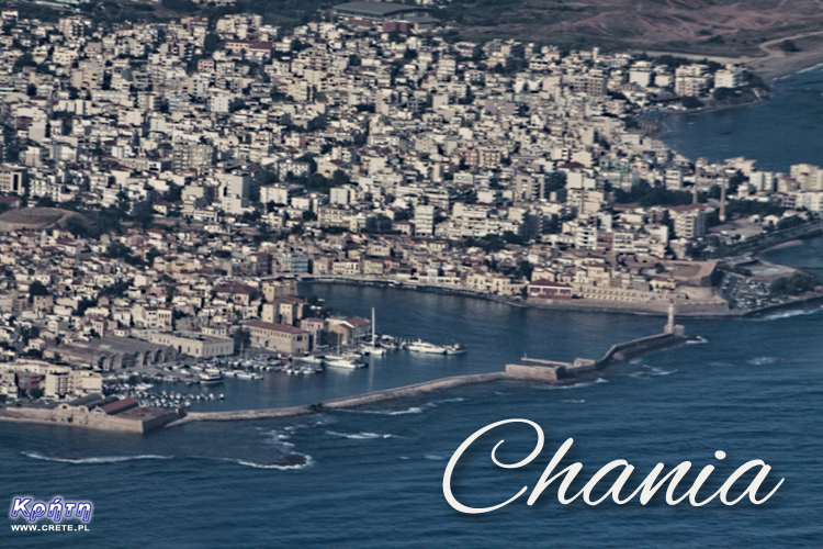 Chania z lotu ptaka