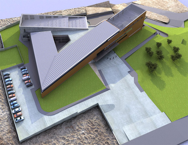 Wizualizacja budynku nowego Muzeum Archeologicznego w Chanii