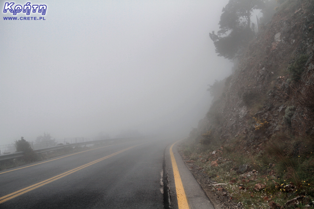 Gwałtowne pogorszenie pogody w górach Sfakia