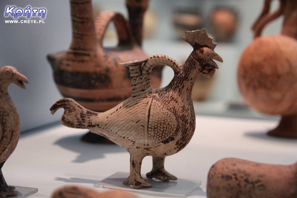 Knossos - figurka koguta