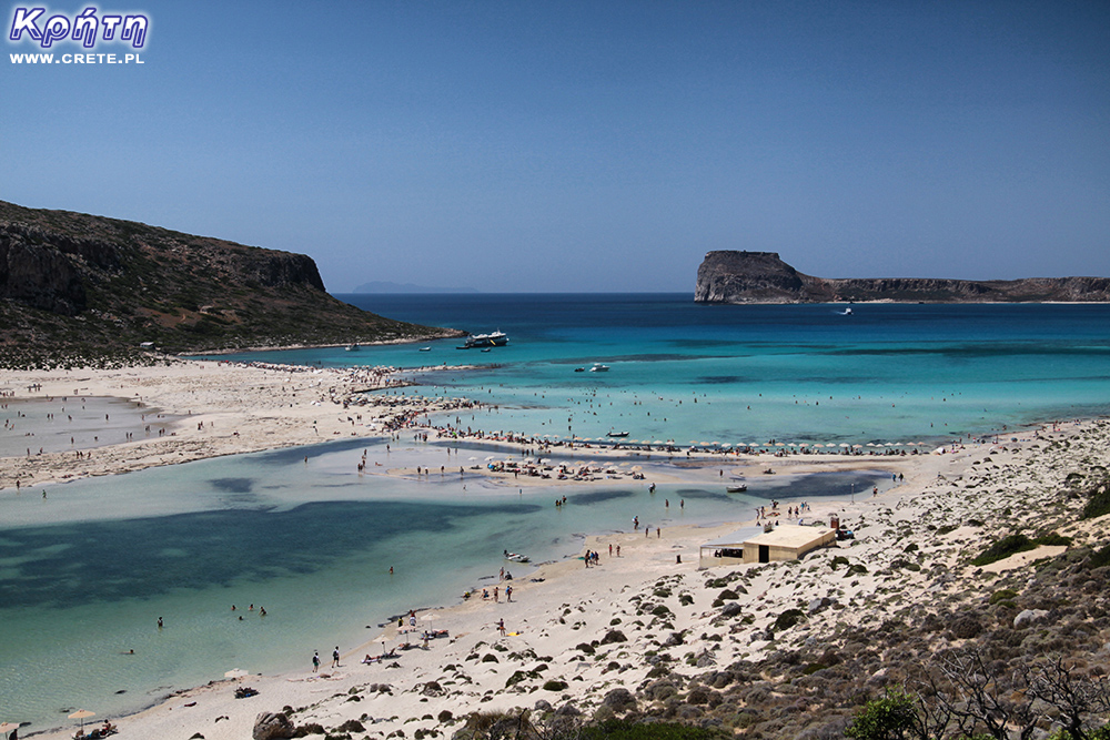 Plaża na lagunie Balos