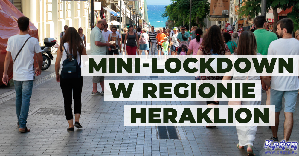 Mini lockdown w rejonie Heraklion