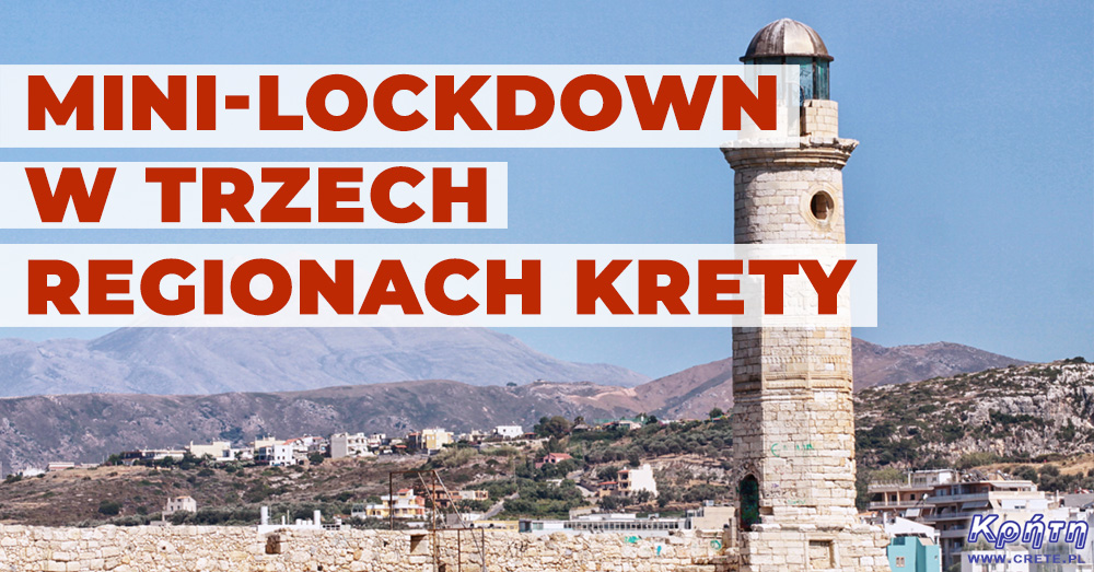 Mini-lockdown w trzech regionach Krety