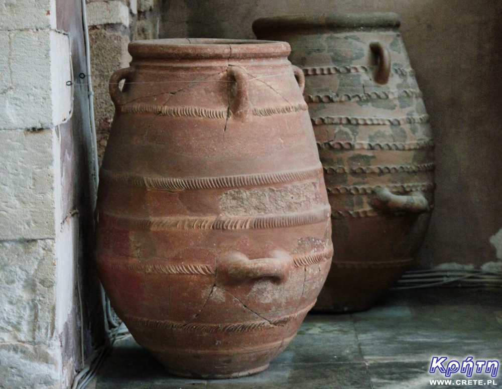 Pitosy im Archäologischen Museum in Chania