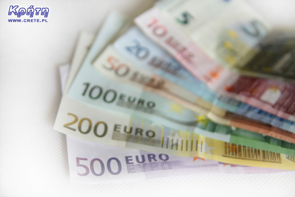 Banknoty euro - każdy nominał