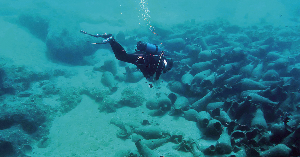 Underwater discoveries in the Sitia area