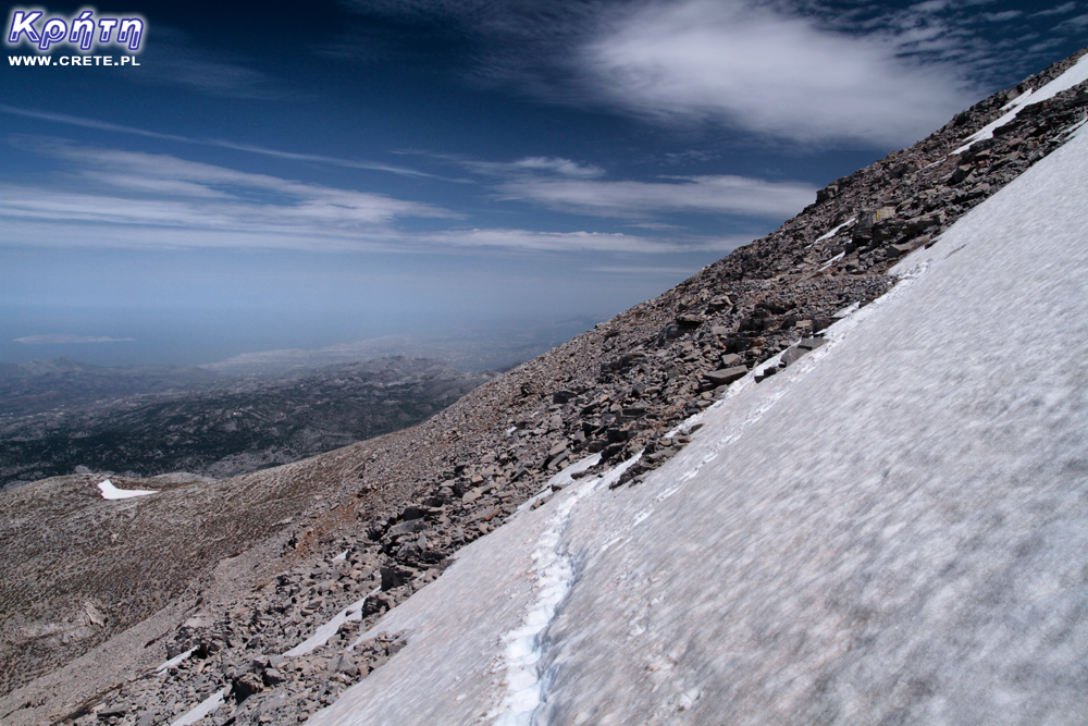 Snow in Crete