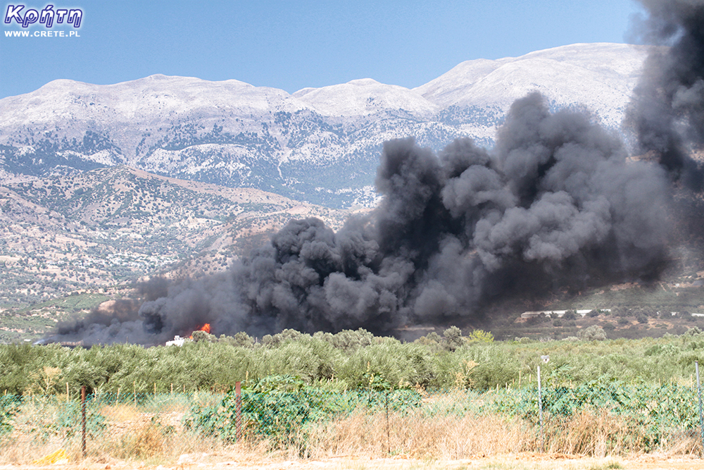 Feuer auf Kreta