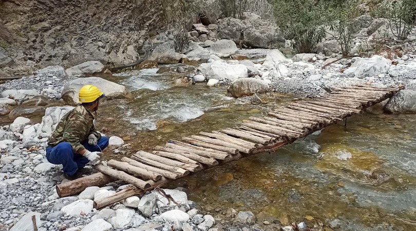 Renovierungsarbeiten in Samaria