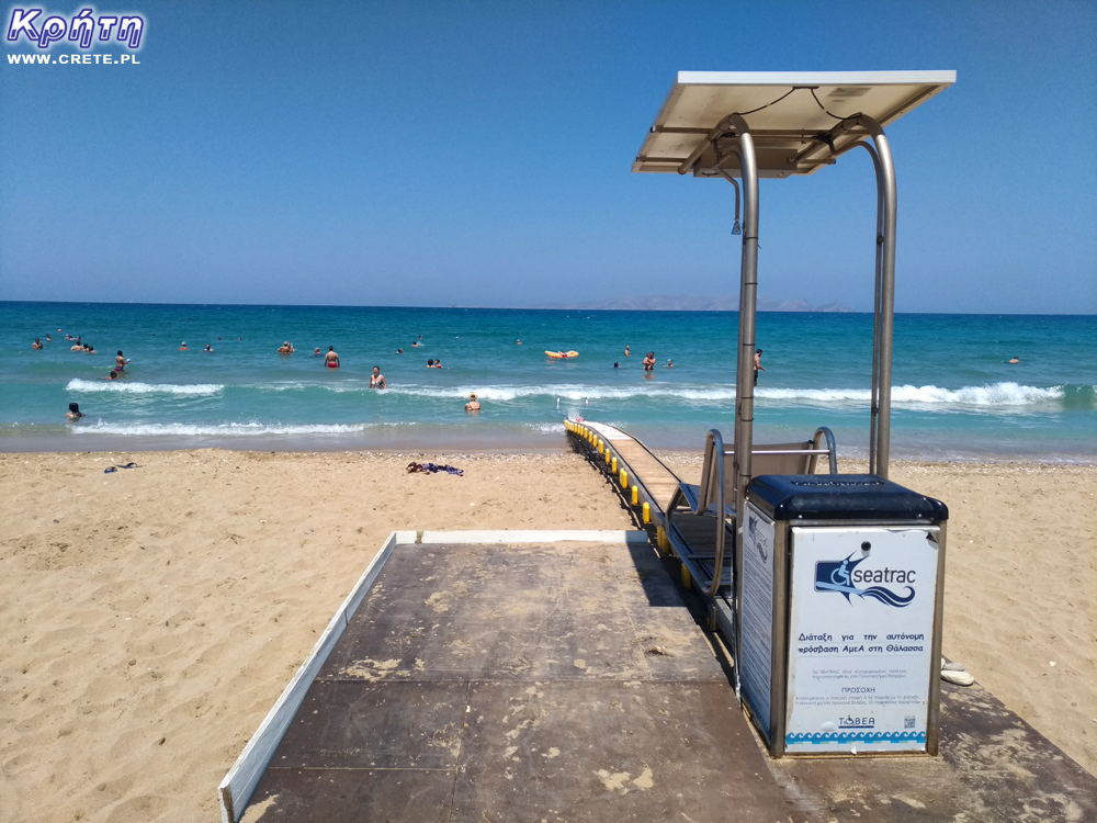 SeaTrac on the Cretan beach