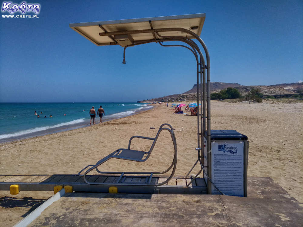 SeaTrac für Behinderte am Strand