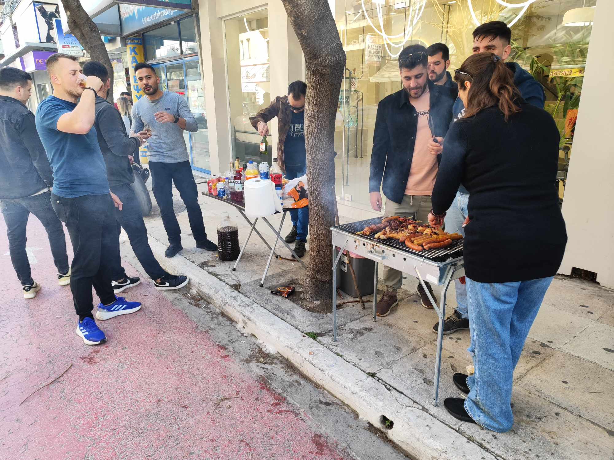 Fleischdonnerstag auf Griechisch