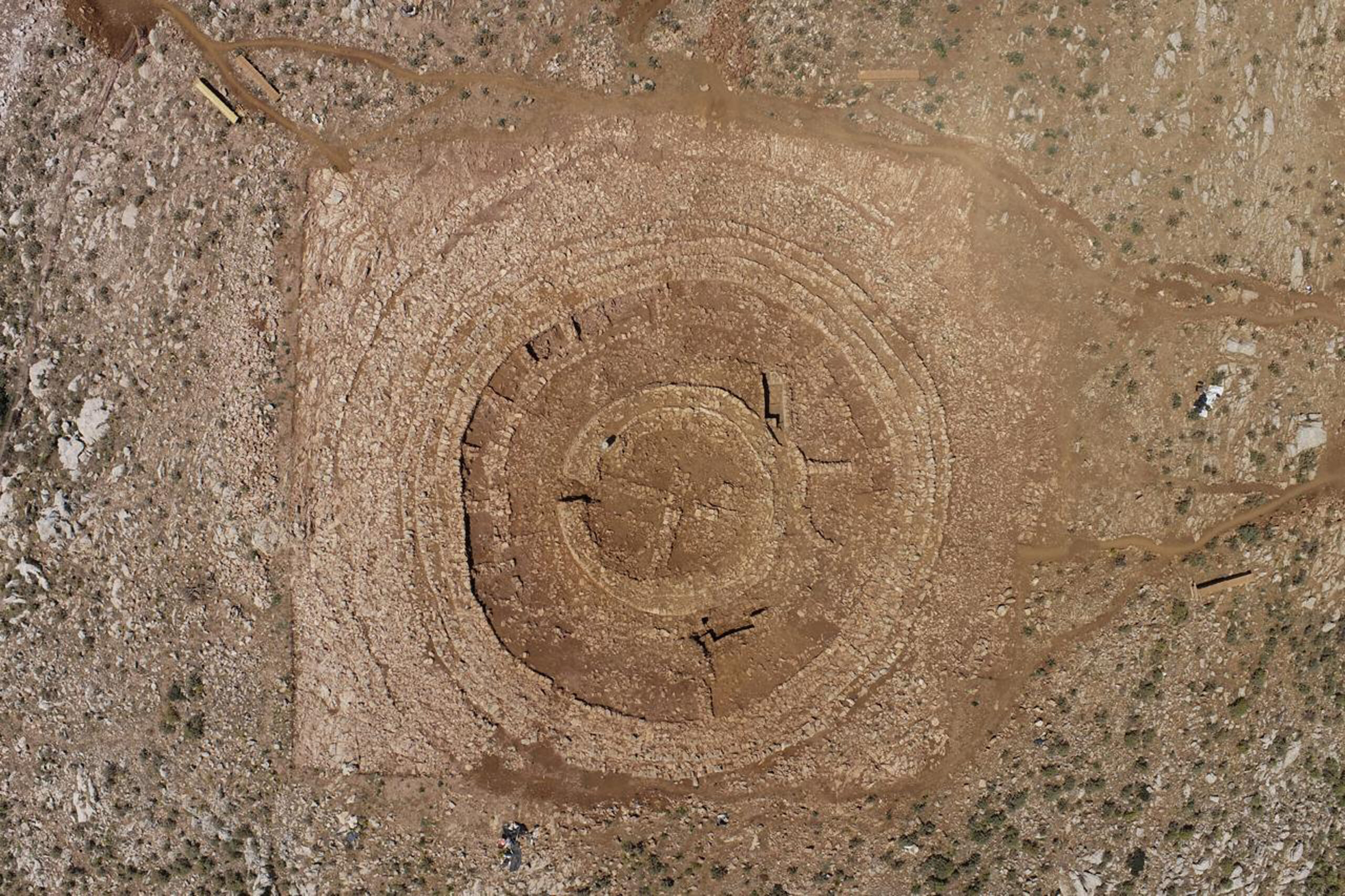Kastelli archaeological site at the airport