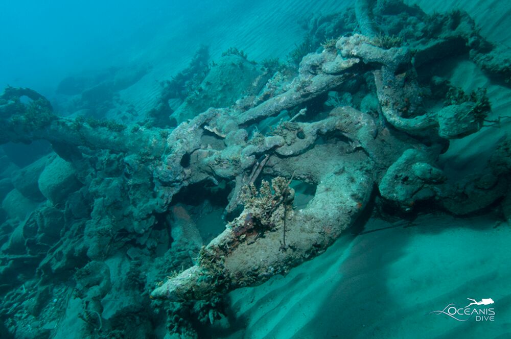 Oceanis Dive - wreck in Kolimbari