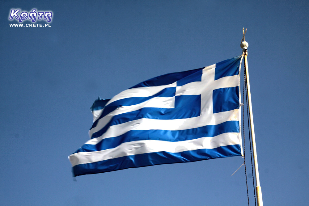 The flag of Greece