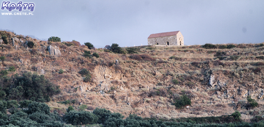 Polirynia - church of 99 Fathers - view from afar