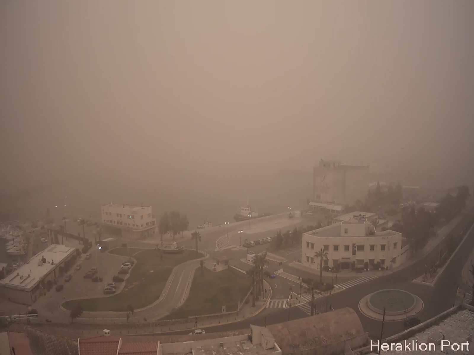 African dust over Crete