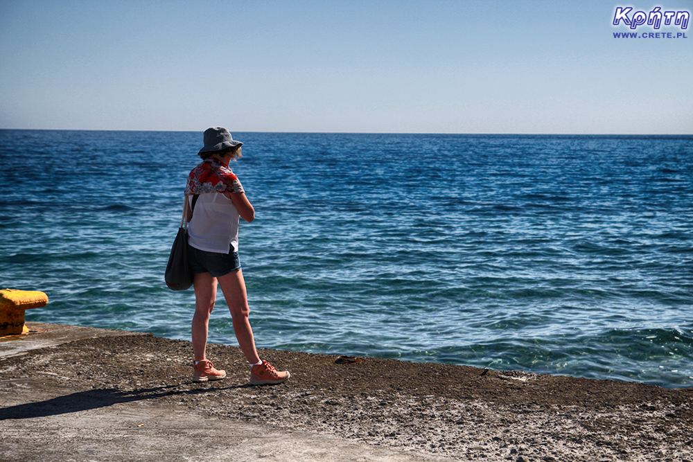 Warten auf die Fähre in Agia Roumeli