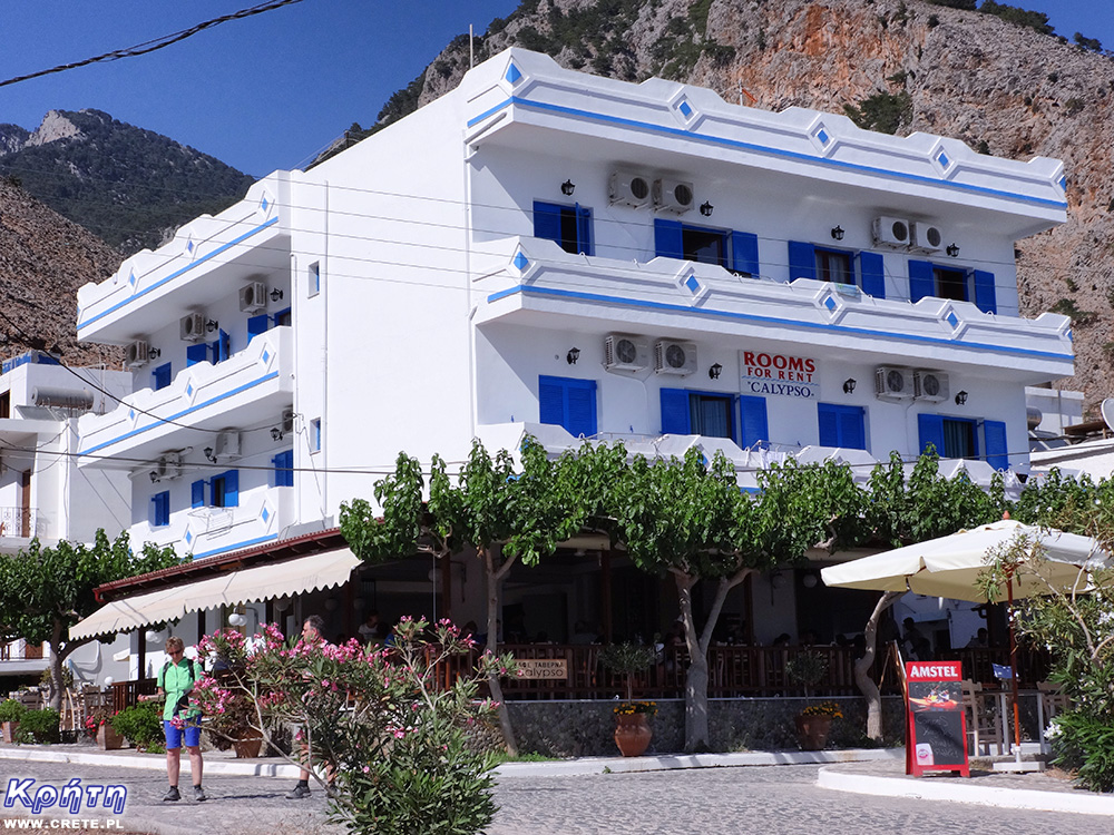 Jeden z wielu hoteli znajdujących się w Agia Roumeli