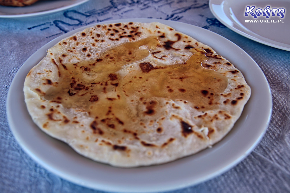 Sfakian Kuchen mit Honig