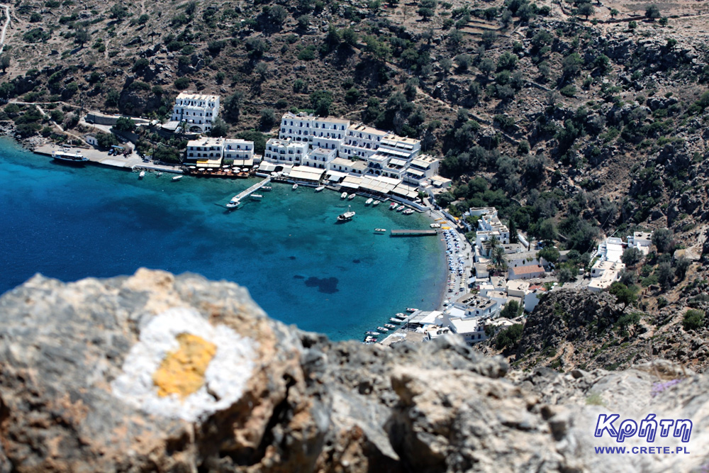 Der Weg zwischen Loutro und Anopoli