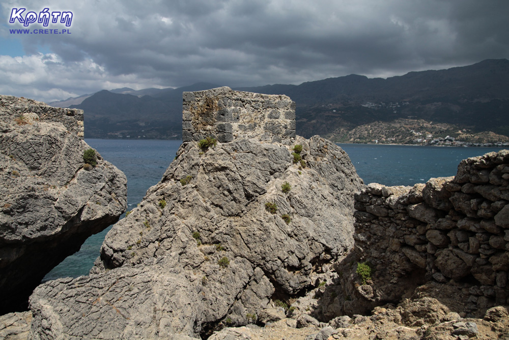 Remains of the infrastructure of the mysterious tunnels in Plakias