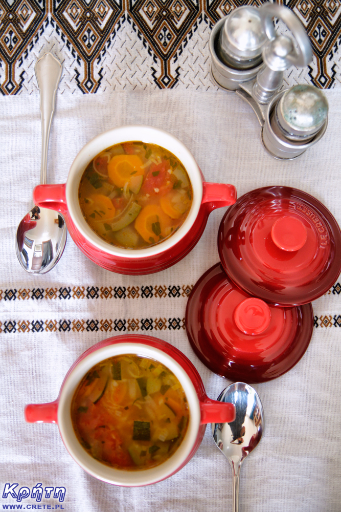 Gemüsesuppe mit Xinochondros